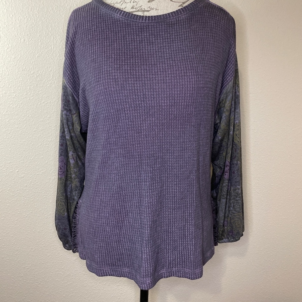 C&C California 3/4 sleeve top size small​​​